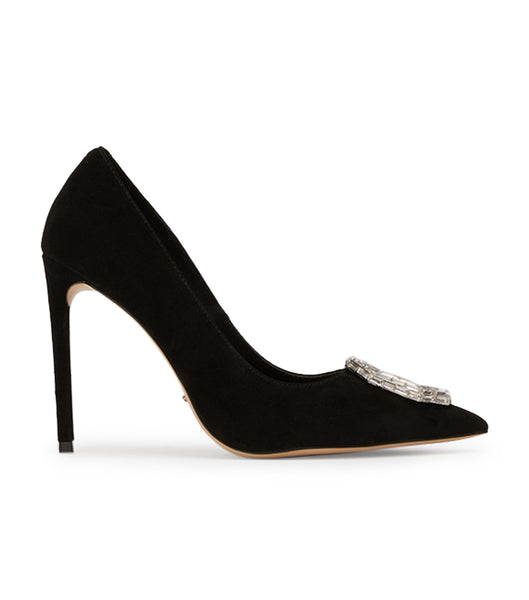 Tony Bianco Alison Black Mocka 10.5cm Court Skor Svarta | SSEVO52000