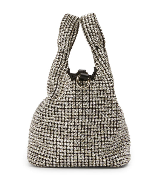 Tony Bianco Angie Clear Crystal Mini Handbags Tillbehör Silver | FSEHY73055