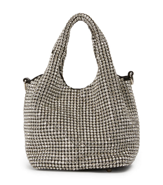 Tony Bianco Angie Clear Crystal Mini Handbags Tillbehör Silver | FSEHY73055