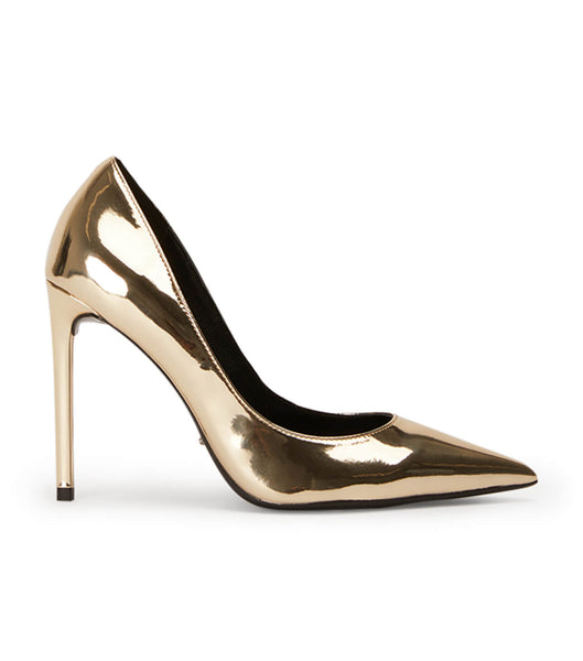 Tony Bianco Anja Gold Shine 10.5cm Bling klackar Guld | XSEBH29442