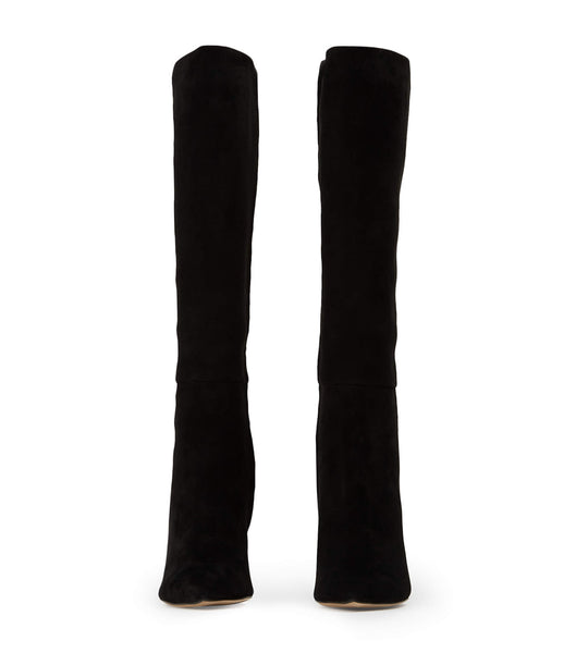 Tony Bianco Apollo Black Mocka 10.5cm Mid Calf Boots Svarta | FSEUI99416