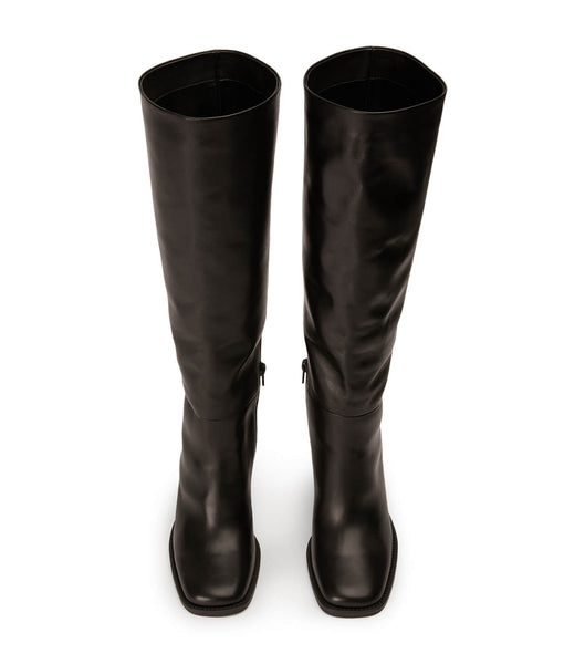 Tony Bianco Asher Black Como 8.5cm Mid Calf Boots Svarta | ESEVG71172