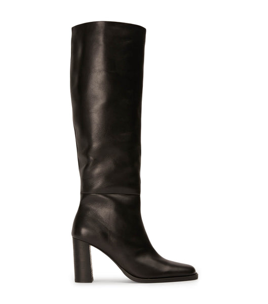 Tony Bianco Asher Black Como 8.5cm Mid Calf Boots Svarta | ESEVG71172