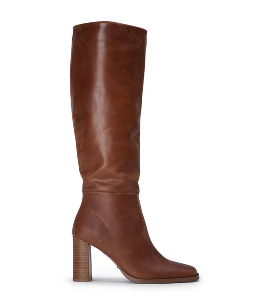 Tony Bianco Asher Cognac 8.5cm Mid Calf Boots Bruna | SEJKU80164