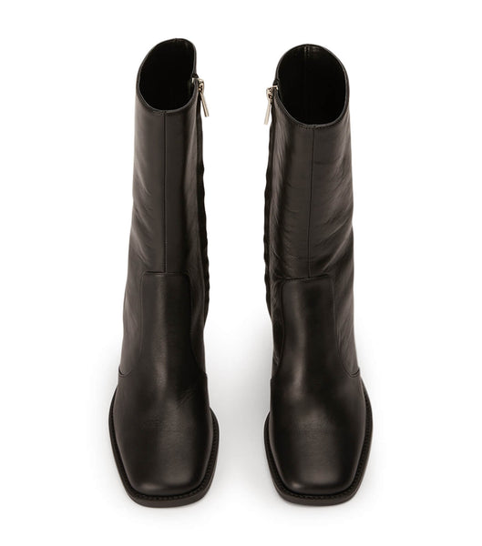 Tony Bianco Atlanta Black Venice 8.5cm Ankelboots Svarta | SEXMI68736