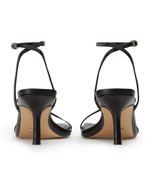 Tony Bianco Avi Black Nappa 6.5cm Strappy Heels Svarta | USEND50468