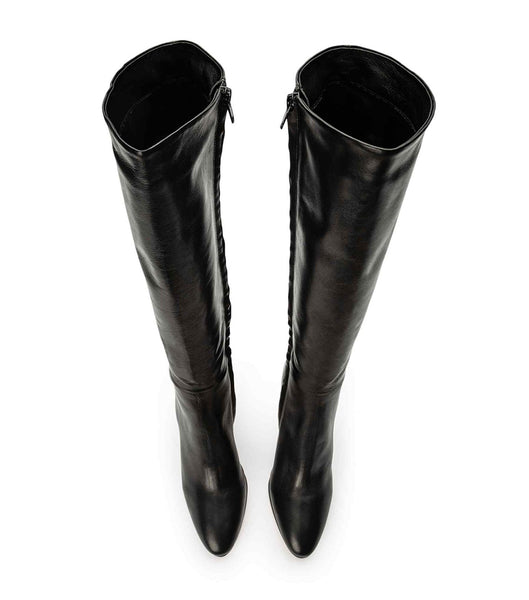 Tony Bianco Bellez Black Venice 9.5cm Mid Calf Boots Svarta | SEXMI97543