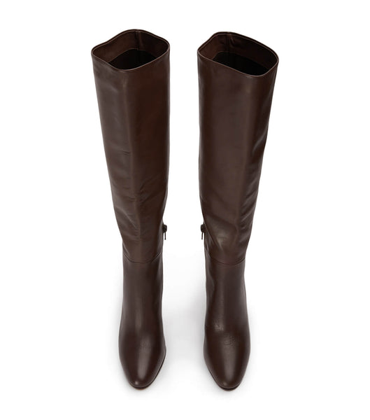 Tony Bianco Boss Choc Como 9.5cm Mid Calf Boots Choklad | SSEVO21354