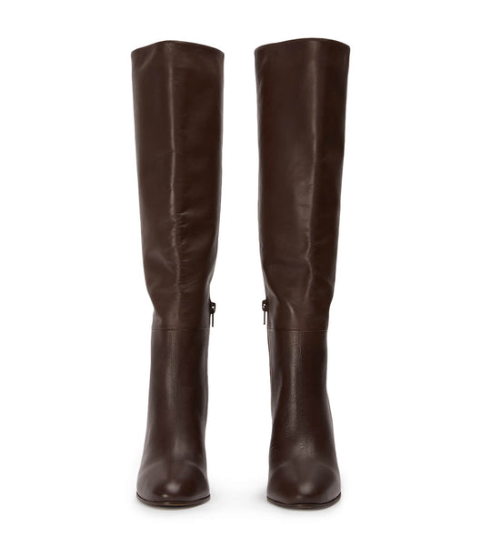 Tony Bianco Boss Choc Como 9.5cm Mid Calf Boots Choklad | SSEVO21354