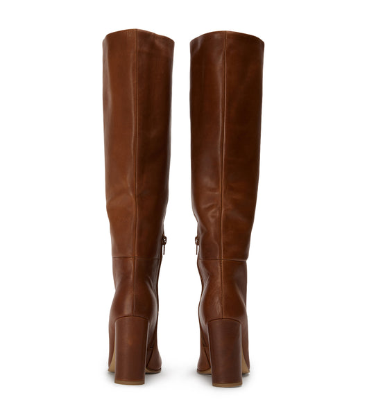 Tony Bianco Boss Cognac 9.5cm Mid Calf Boots Bruna | SEJZR48081