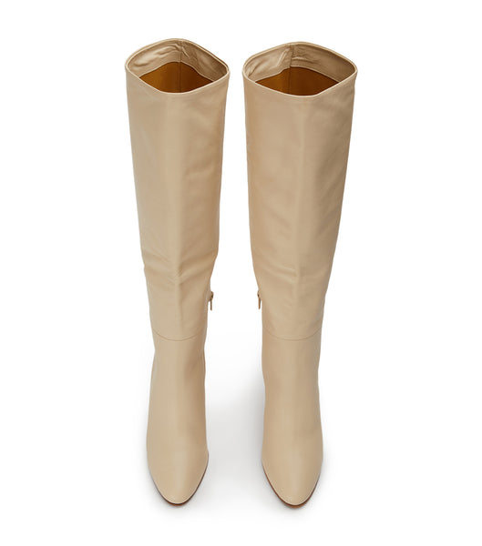 Tony Bianco Boss Vanilla Venice 9.5cm Mid Calf Boots Ljusgula | SEDFL48593