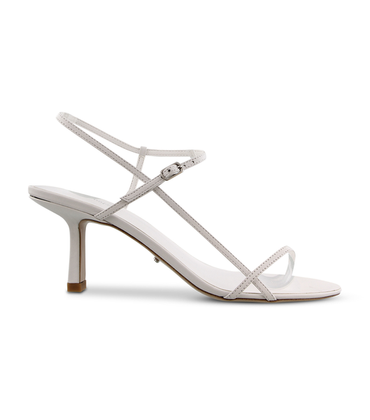 Tony Bianco Caprice White Kid 7cm Strappy Heels Vita | DSEKV37338