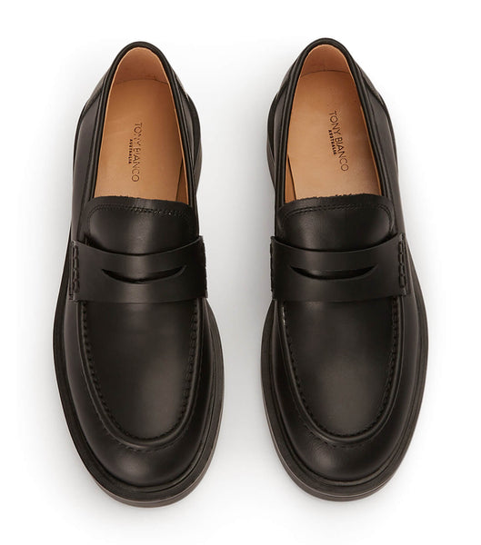 Tony Bianco Cherish Black Turin 4.5cm Loafers Svarta | USEND85792