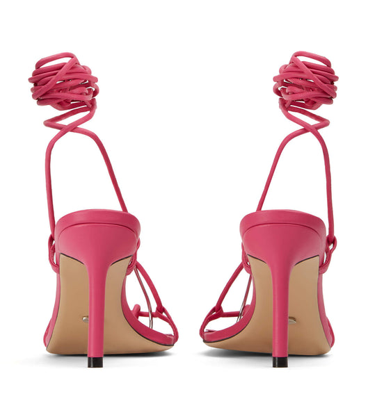 Tony Bianco Clarity Acid Pink 8.5cm Strappy Heels Rosa | SEICD93551