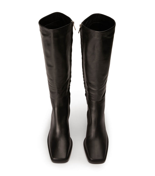 Tony Bianco Darby Black Venice 7.5cm Mid Calf Boots Svarta | YSEGT33835