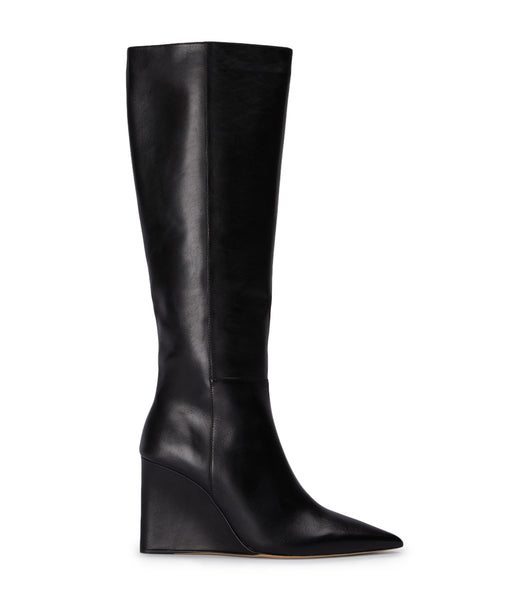 Tony Bianco Drake Black Como 9.5cm Mid Calf Boots Svarta | DSEVO64133