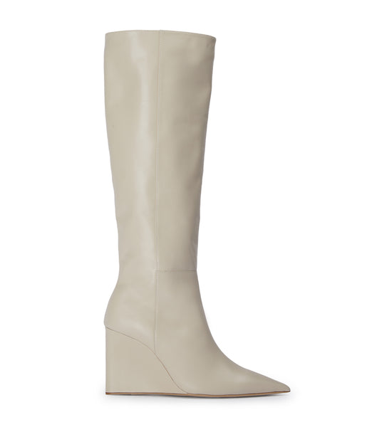 Tony Bianco Drake Vanilla Capretto 9.5cm Mid Calf Boots Ljusgula | SEJZR70561