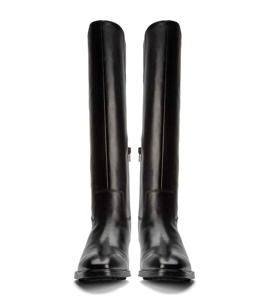 Tony Bianco Eleanor Black Como 4cm Mid Calf Boots Svarta | QSEUV80310