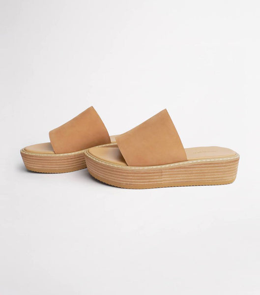 Tony Bianco Elke Caramel 4.5cm Badtofflor Beige | SEZDE14309