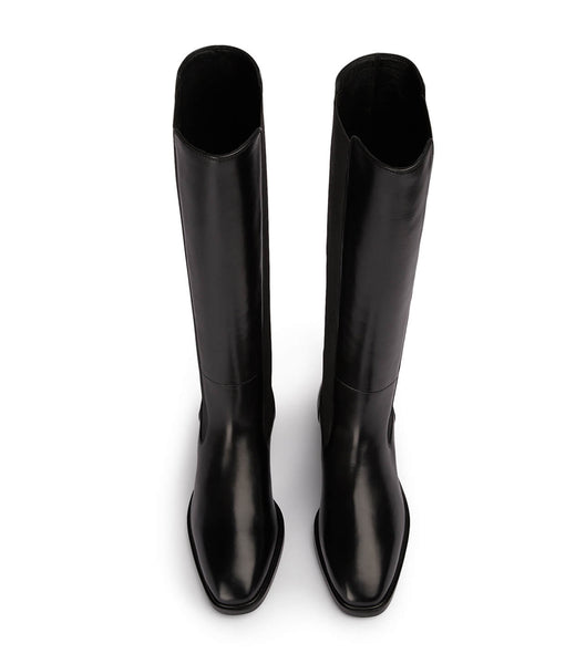 Tony Bianco Emrata Black Como 4cm Mid Calf Boots Svarta | TSEWZ67733