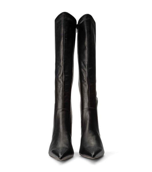 Tony Bianco Epic Black Venice 8.5cm Knähöga stövlar Svarta | ZSEMJ62450