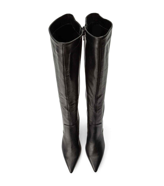 Tony Bianco Epic Black Venice 8.5cm Mid Calf Boots Svarta | ZSENQ92914