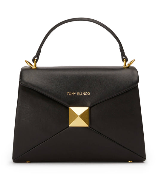 Tony Bianco Eve Black Läder Mini Handbags Tillbehör Svarta | SEXMI89995