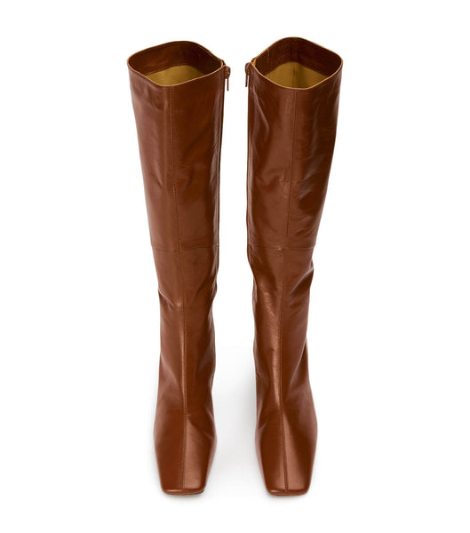 Tony Bianco Fantasy Rust Venice 8cm Mid Calf Boots Röda | QSEUV64195