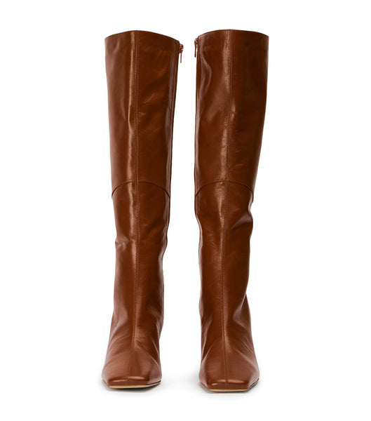 Tony Bianco Fantasy Rust Venice 8cm Mid Calf Boots Röda | QSEUV64195