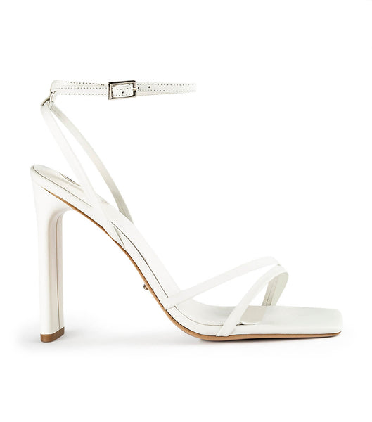 Tony Bianco Fiance Milk Capretto 11cm Strappy Heels Vita | USEND39488