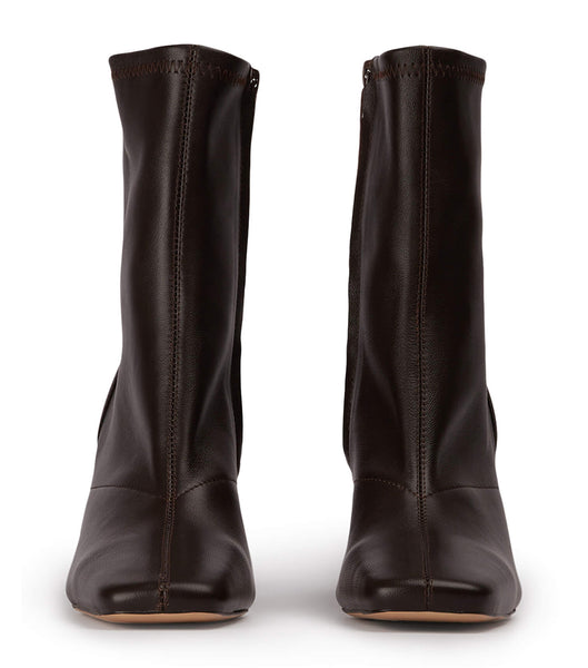 Tony Bianco Fomo Chocolate Nappa 8cm Ankelboots Choklad | SEJBT28963