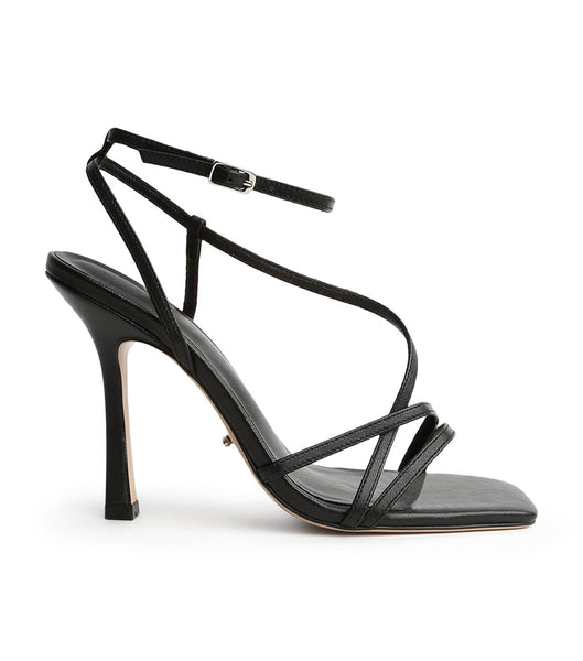 Tony Bianco Franci Black Kid 10.5cm Strappy Heels Svarta | SEIIZ56680