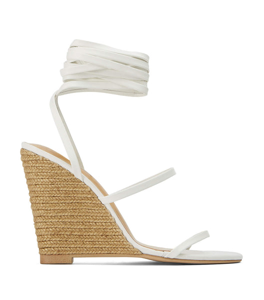 Tony Bianco Gabriella Milk Capretto 11cm Strappy Heels Vita | QSEWA26177