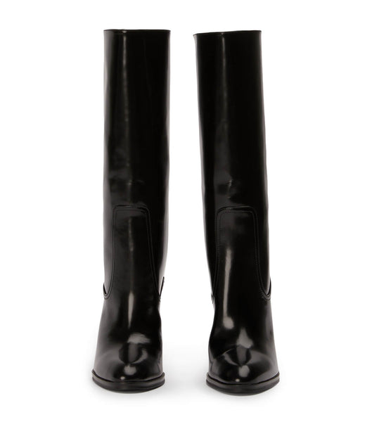 Tony Bianco Hadley Black Hi Shine 10.5cm Mid Calf Boots Svarta | SEDFL57219