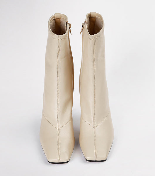 Tony Bianco Halsey Vanilla Nappa 10.5cm Ankelboots Ljusgula | SEIIZ66346