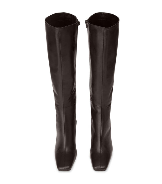 Tony Bianco Havana Chocolate Nappa 10.5cm Mid Calf Boots Choklad | QSEUV35631