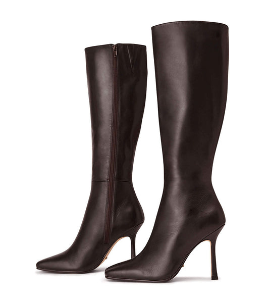 Tony Bianco Havana Chocolate Nappa 10.5cm Mid Calf Boots Choklad | QSEUV35631