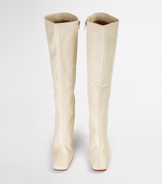 Tony Bianco Havana Vanilla Nappa 10.5cm Mid Calf Boots Ljusgula | SEJZR70464