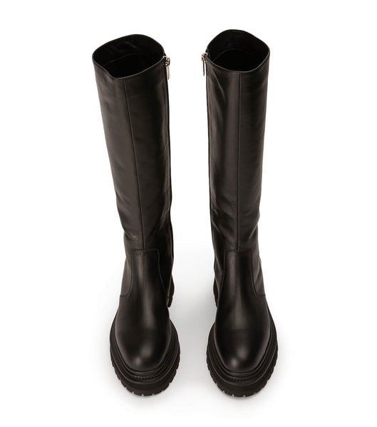 Tony Bianco Hitch Black Venice 5.5cm Mid Calf Boots Svarta | DSEKV15752