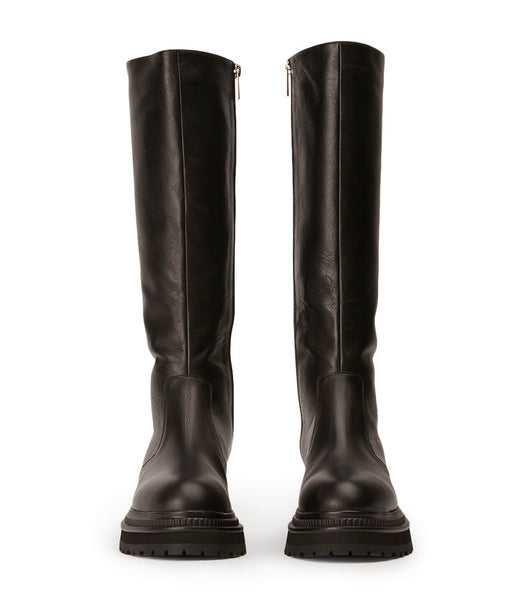 Tony Bianco Hitch Black Venice 5.5cm Mid Calf Boots Svarta | DSEKV15752