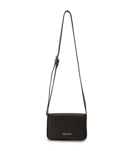 Tony Bianco Janey Black Läder Shoulder Bag Tillbehör Svarta | FSEHY11160