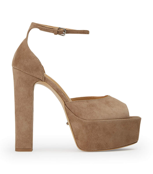 Tony Bianco Jayze Stone Mocka 14cm Platform Skor Grå | SENEJ88991