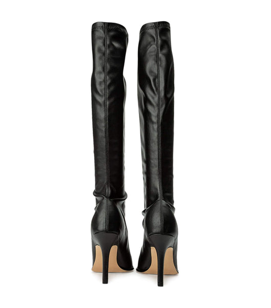 Tony Bianco Knight Black Venezia 9.5cm Mid Calf Boots Svarta | BSESO33338