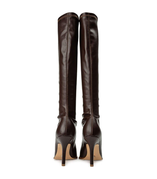 Tony Bianco Knight Choc Venezia 9.5cm Mid Calf Boots Choklad | QSEWA39288