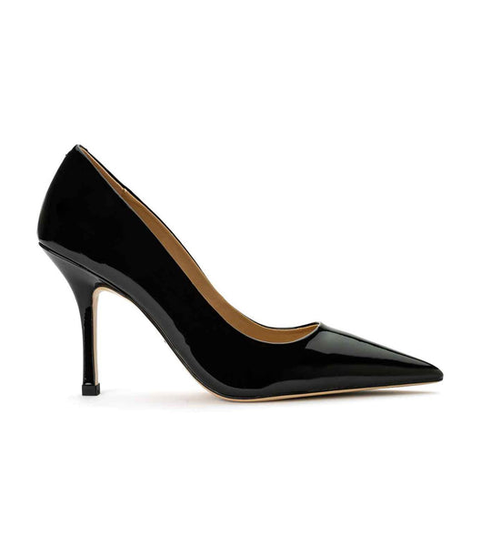 Tony Bianco Kysaia Black Lack 9.5cm Court Skor Svarta | YSEGT41372