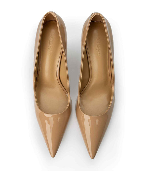 Tony Bianco Kysaia Nude Lack 9.5cm Court Skor Beige | SEXMI82138