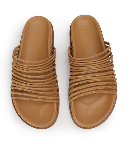 Tony Bianco Libi Biscuit Nappa Platta Sandaler Gula | ZSENQ21378