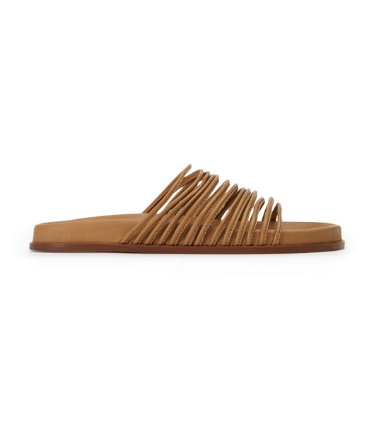 Tony Bianco Libi Biscuit Nappa Platta Sandaler Gula | ZSENQ21378