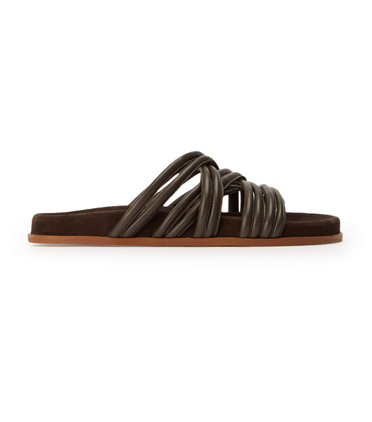 Tony Bianco Loki Chocolate Nappa Sandaler Choklad | SEDFL12841