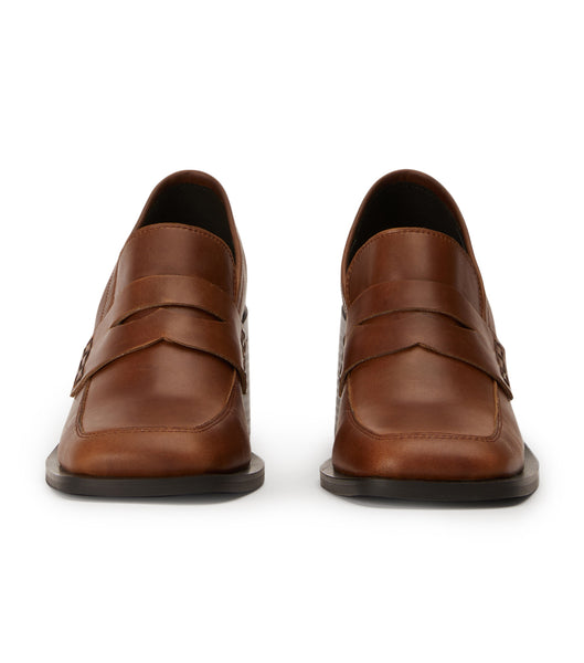 Tony Bianco Lomax Cognac 6.5cm Loafers Bruna | MSEHR69541